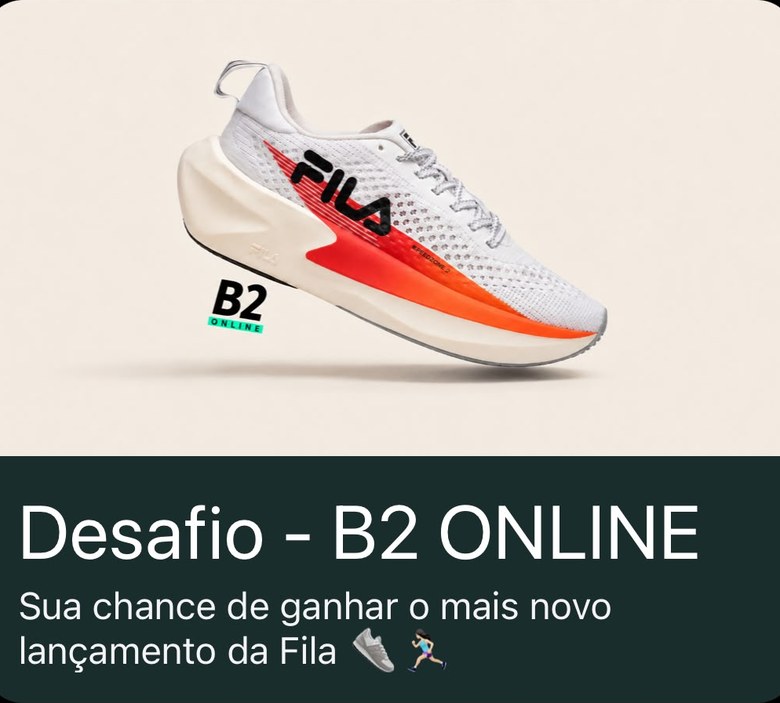 Banner do desafio B2 Online na home do app Mouvy
